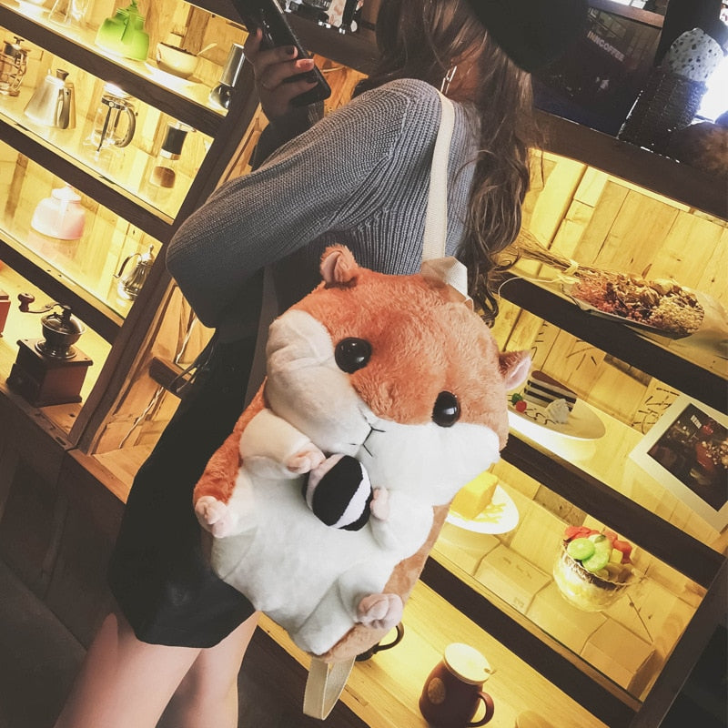 PLUSH SQUIRREL BACKPACK