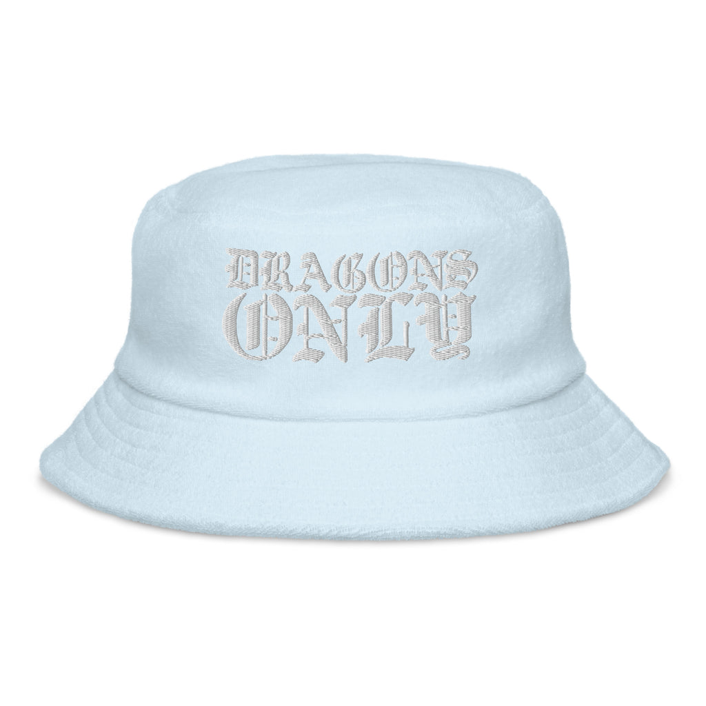 DRAGONS ONLY TERRY CLOTH BUCKET HAT