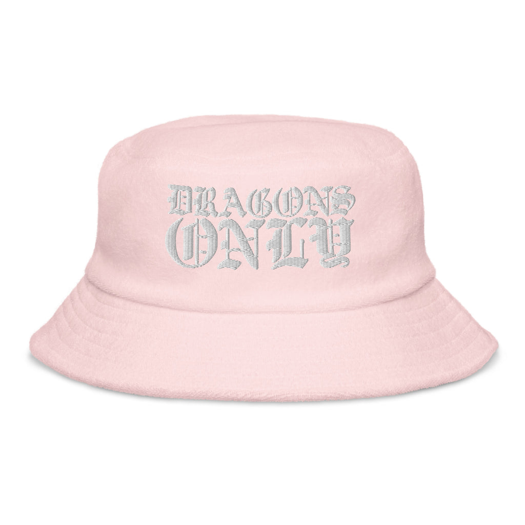 DRAGONS ONLY TERRY CLOTH BUCKET HAT