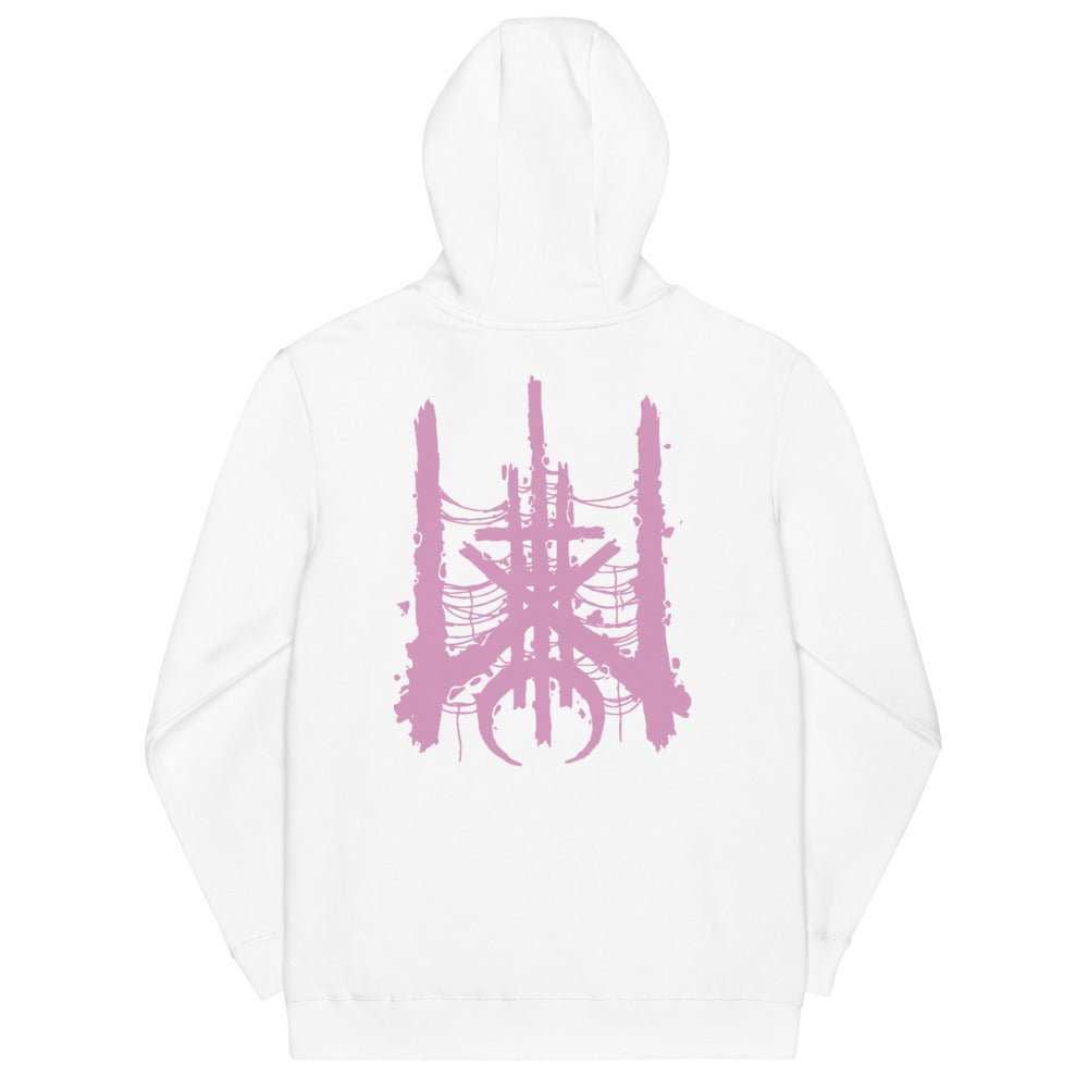 WIDOW WHITE UNISEX SLIM FIT HOODIE