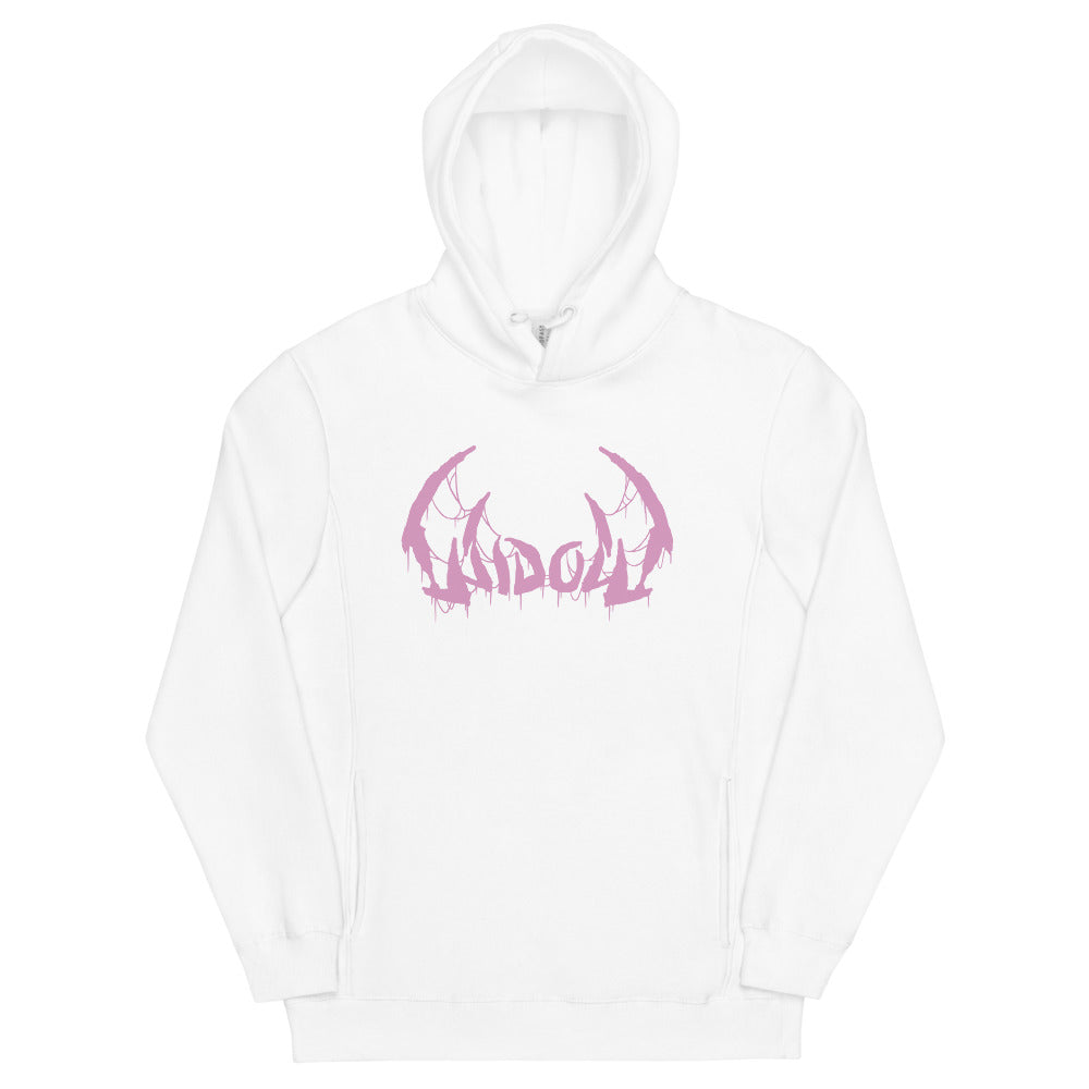 WIDOW WHITE UNISEX SLIM FIT HOODIE