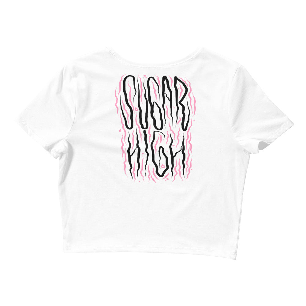 SUGAR HIGH GRAPHIC CROPTEE